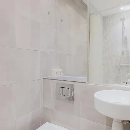 Double Bed And Kitchen 3 Apartament Kopenhaga